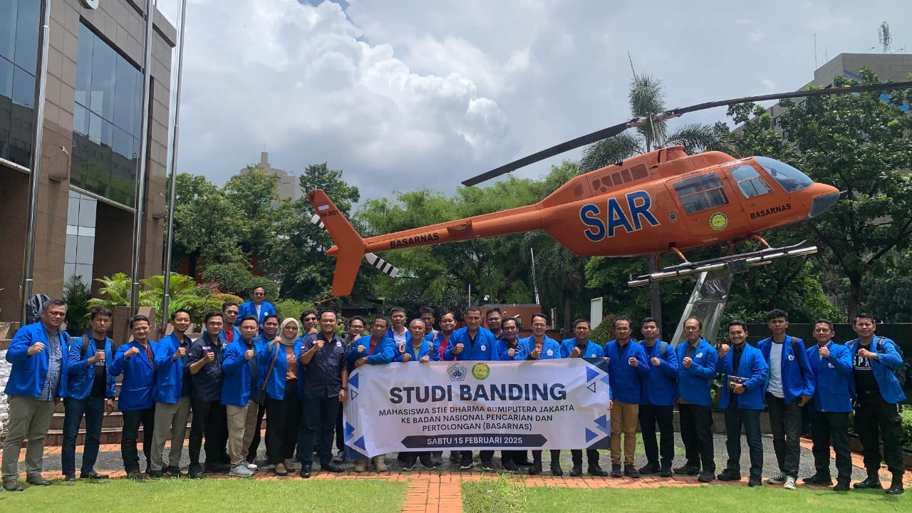 Mahasiswa STIE Dharma Bumiputera Studi Banding Penanganan Kebencanaan ke Basarnas