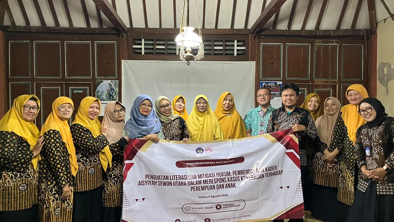 Edukasi Pencegahan KDRT: FH UNY Gandeng Aisyiyah Sewon Utara Perkuat Relasi Keluarga Sakinah
