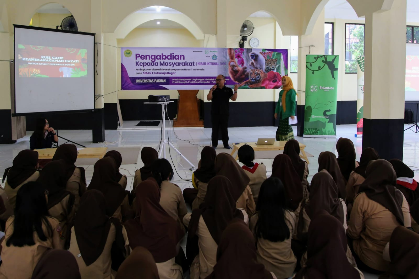 Belantara Foundation-Univ Pakuan Bogor Luncurkan Situs Quiz Game Keanekaragaman Hayati 