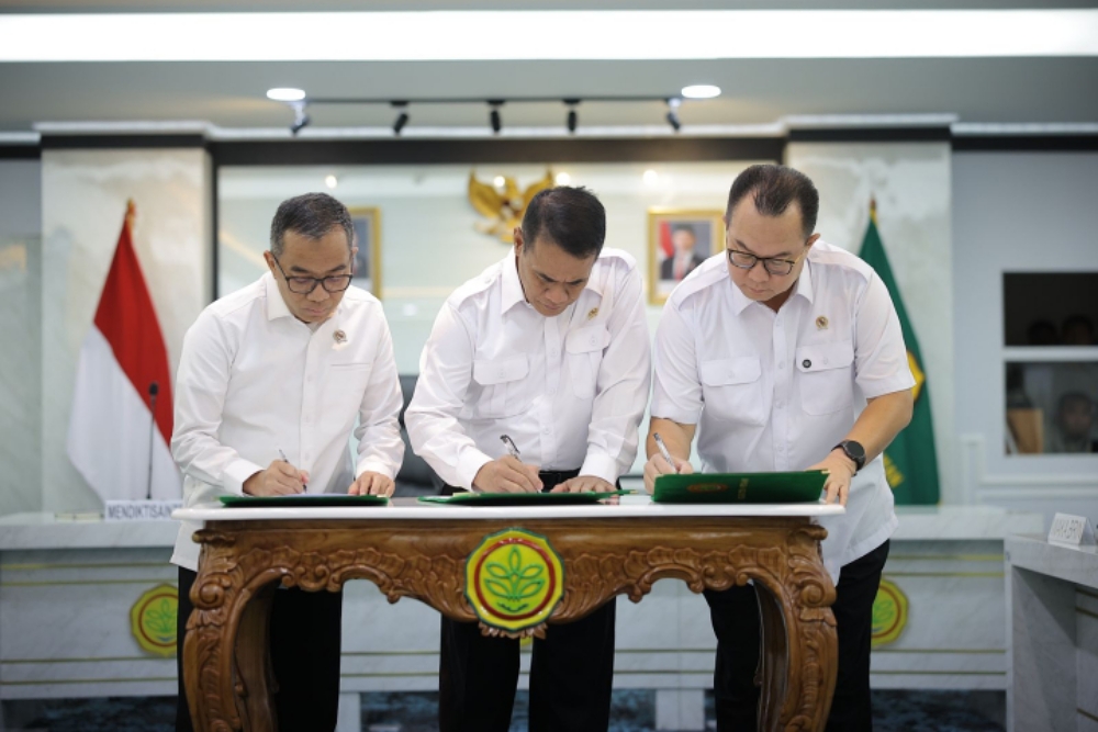 Sinergi 3 Serangkai Kementan, Kemendiktisaintek, dan BRIN Merajut Swasembada Pangan dan Hilirisasi 