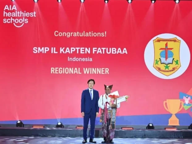 SMP IL Kapten Fatubaa NTT di Perbatasan Indonesia-Timor Leste Juara Utama Lomba Se-Asia Pasifik