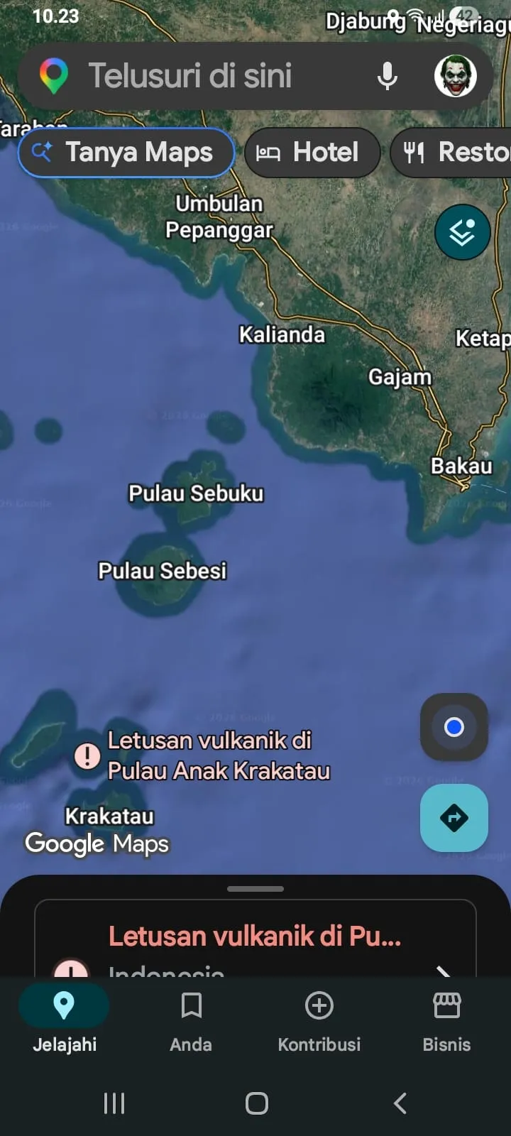 Jejak Sinyal HP Salah Satu Wartawan Terdeteksi di Pulau Sebesi, KN SAR Antasena Siaga Penuh
