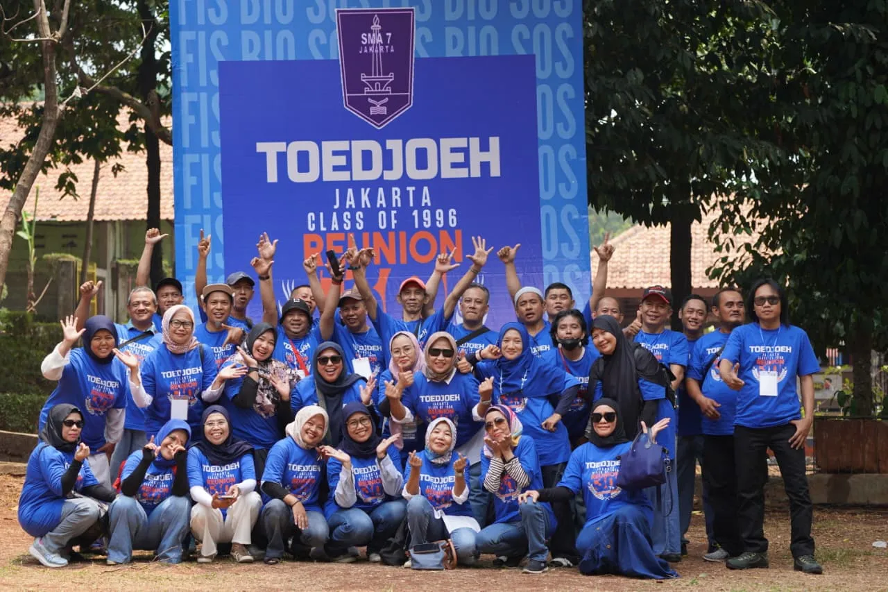 Rona Bahagia dan Keakraban Reuni 30 Tahun Alumni SMAN 7 Jakarta Angkatan 1996