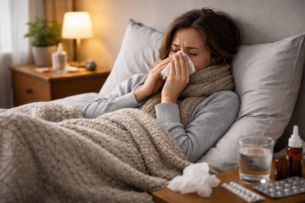 Sistem Pertahanan Tubuh Dapat Menentukan Seberapa Sakit Kita Saat Terserang Flu