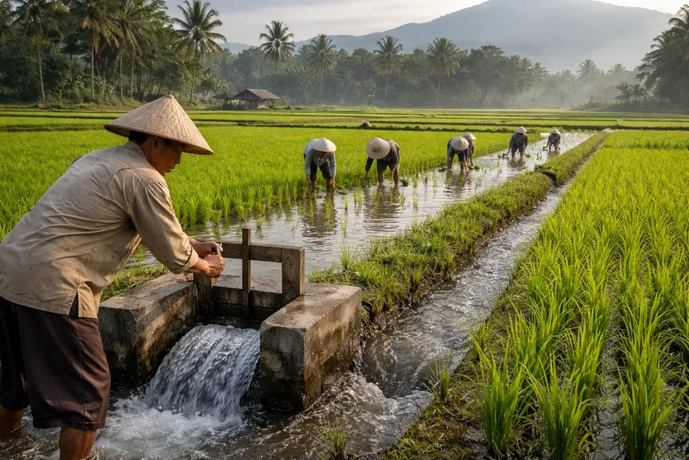 Irigasi, Nadi Kehidupan Petani dan Kunci Swasembada Pangan Indonesia