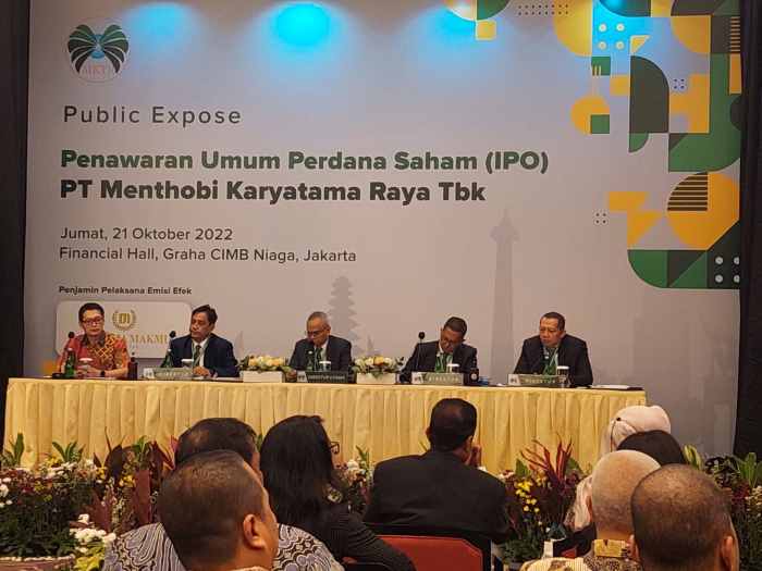 Menthobi karyatama Raya Raup Laba Rp36,7 Miliar Saat La Nina Menerpa 