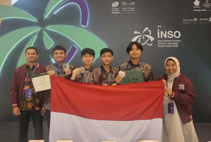 BRIN Antarkan Indonesia Raih Tiga Medali Sains Nuklir di Ajang Internasional INSO ke-3