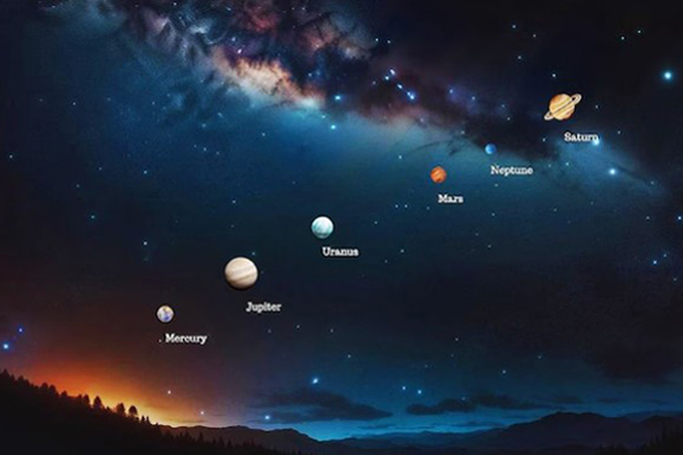Fenomena Kosmik Langka, 7 Planet Sejajar Muncul Bersamaan pada 28 Februari 2025