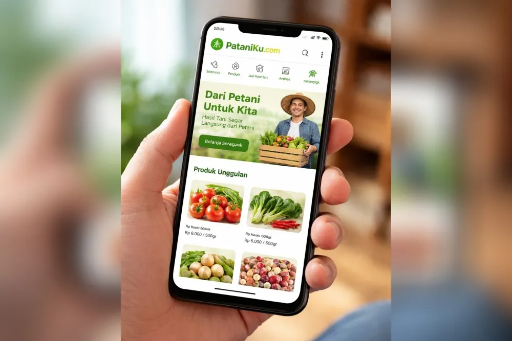 Pataniku.com, Jembatan Digital yang Menghubungkan Petani dengan Meja Makan Konsumen