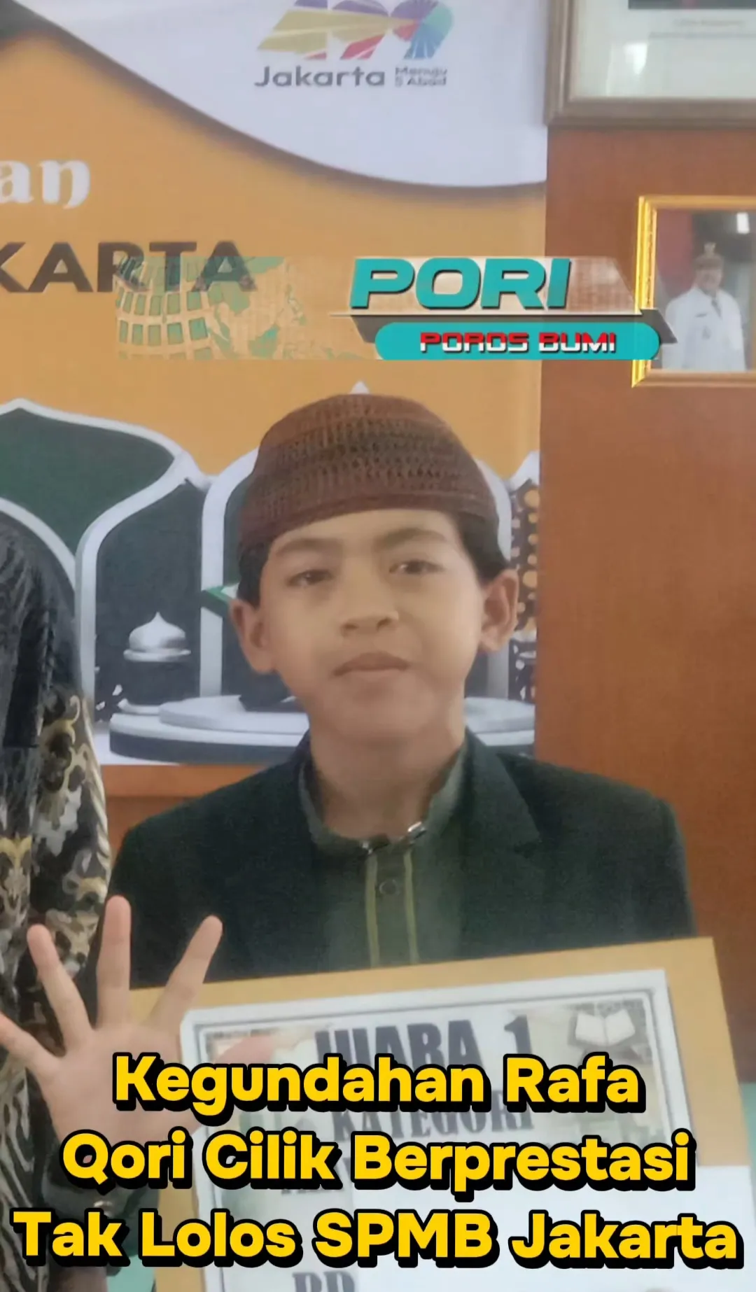 Gundah Rafa, Qori Cilik Berprestasi dari Keluarga Miskin Tak Lolos SPMB Jakarta