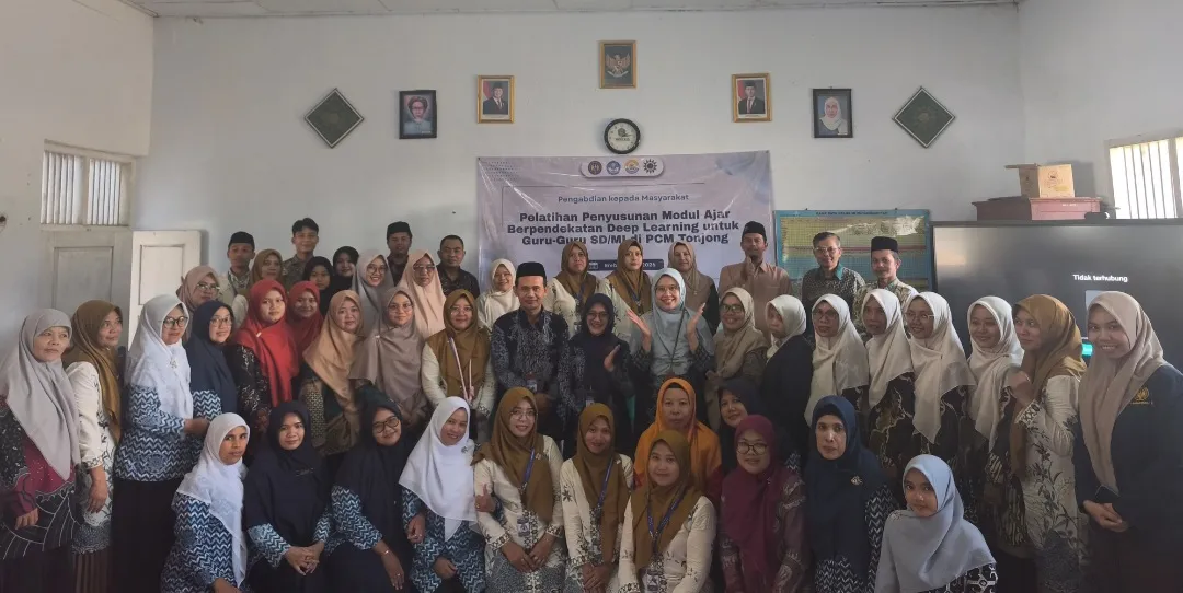 FIP UNY Bekali Guru SD/MI PCM Tonjong dengan Penyusunan Modul Ajar Berpendekatan Deep Learning
