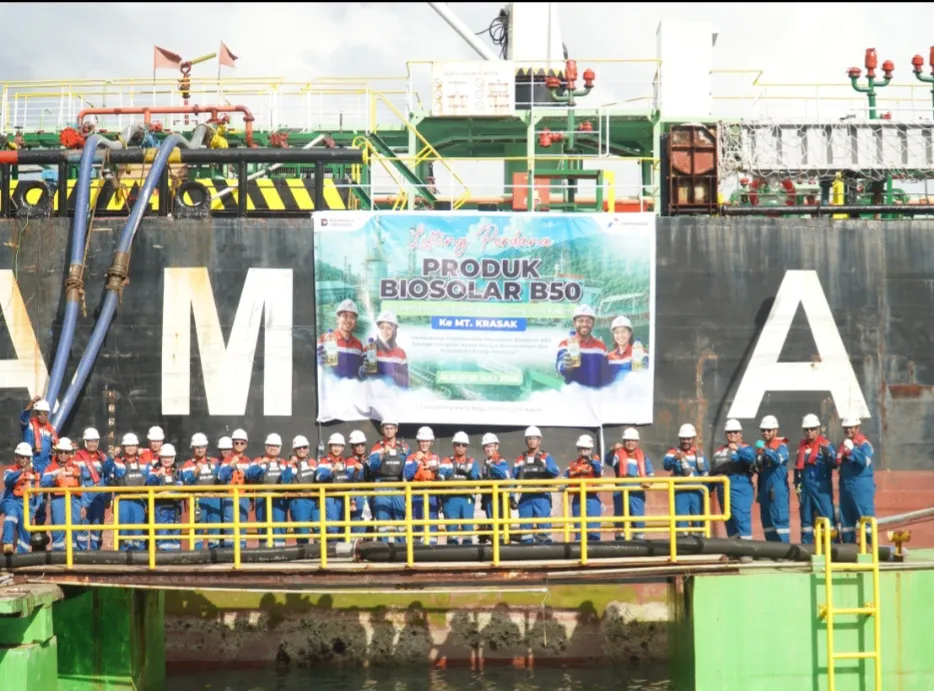 Pertamina Patra Niaga Lifting Perdana B50, Perkuat Ketahanan Energi Nasional