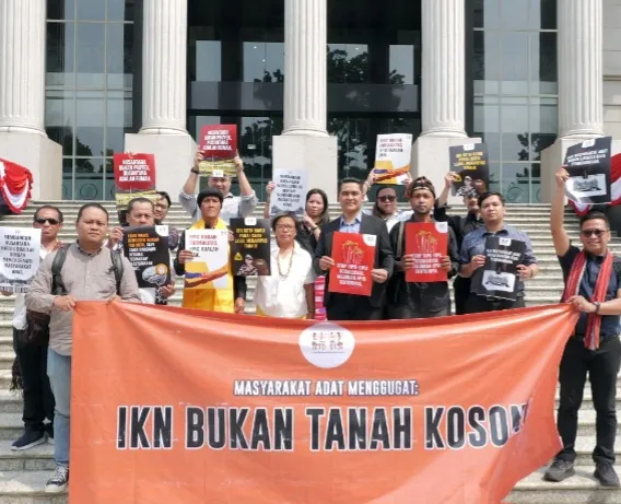 AMAN Bersama Masyarakat Adat Suku Balik Sepaku, Kalimantan Barat Gugat UU IKN ke MK