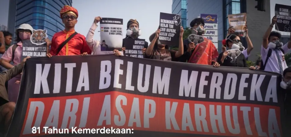 81 Tahun Kemerdekaan: Rakyat Sesak Napas, Belum Merdeka dari Asap Karhutla