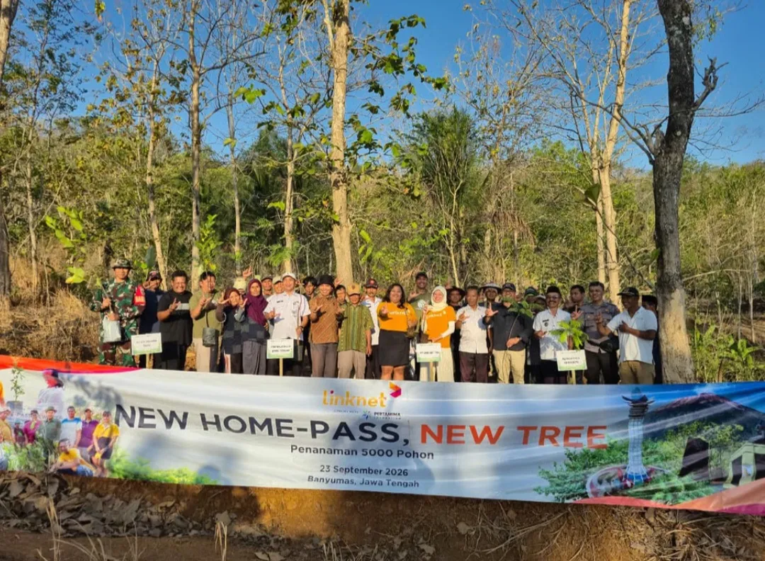 Hari Tani Nasional, Linknet Tanam 13 Ribu Pohon Bersama Petani Hutan