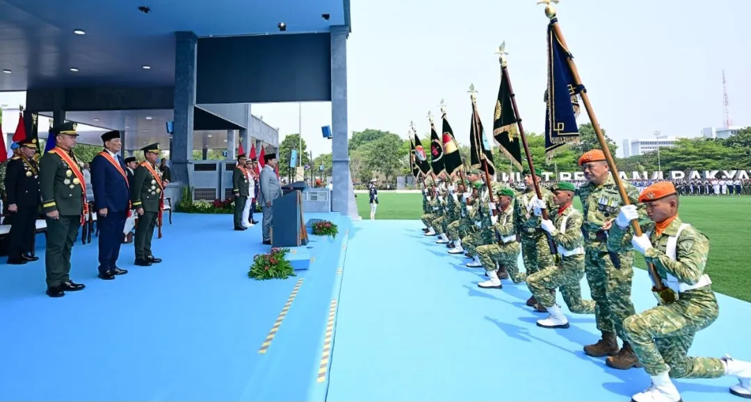 Presiden Resmikan 204 Satuan Baru pada Peringatan HUT ke-81 TNI