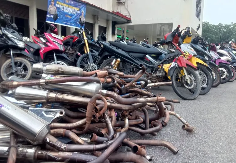 Antisipasi Balap Liar, Polresta Barelang Sita 267 Sepeda Motor Tidak Layak Jalan