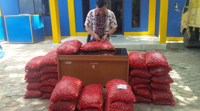 Bea Cukai Gagalkan Penyelundupan Bawang Merah dari Thailand